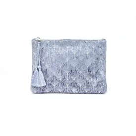 Astoria Grey Velvet Pouch