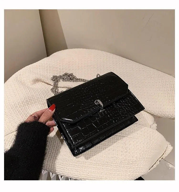 Croc Embossed Luxe Bag