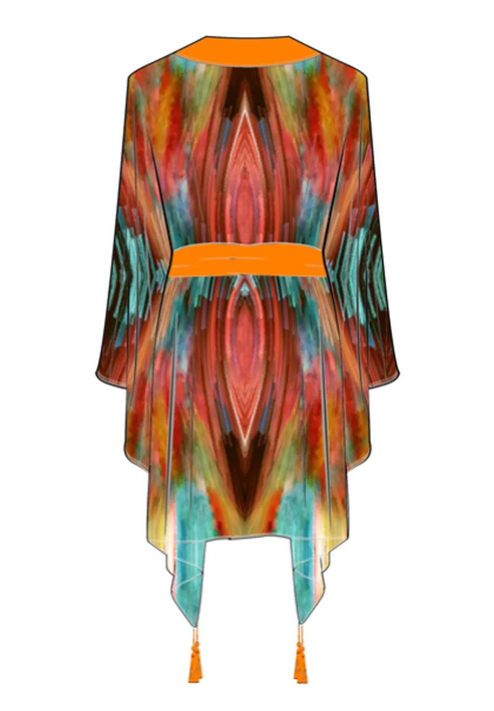 Cruise - Serendipity Kimono (Neon Orange)