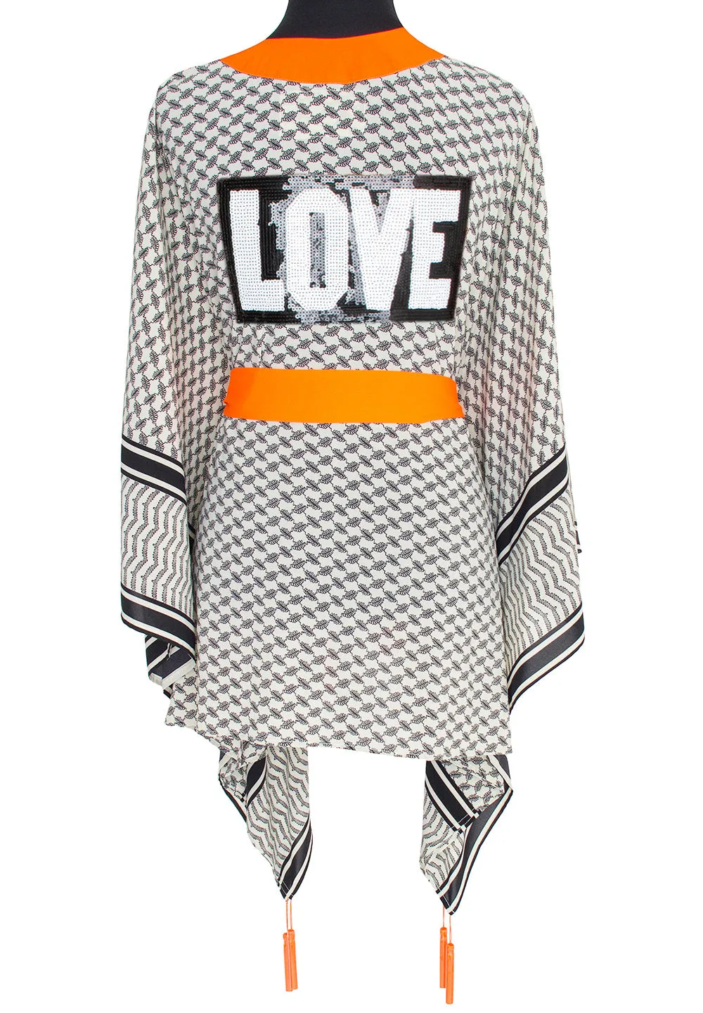 Desert - Tribe Kimono Love (Neon Orange)