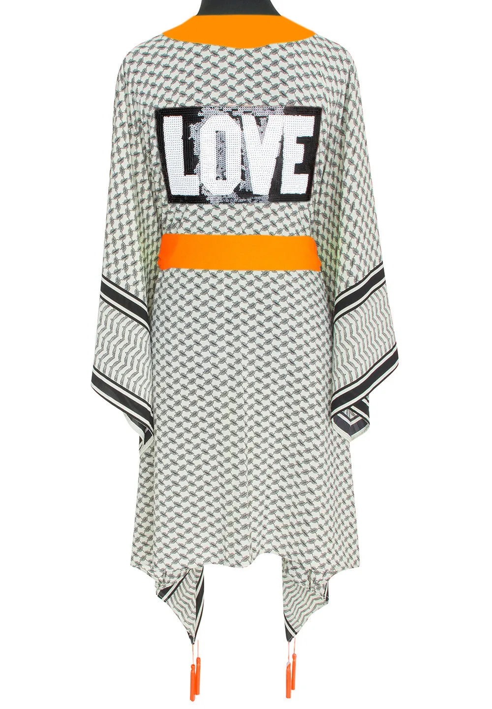 Desert - Tribe Kimono Love (Neon Orange)