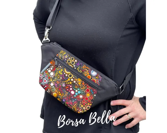 Fanny Pack or Crossbody Bag - Urban Jungle Fabric