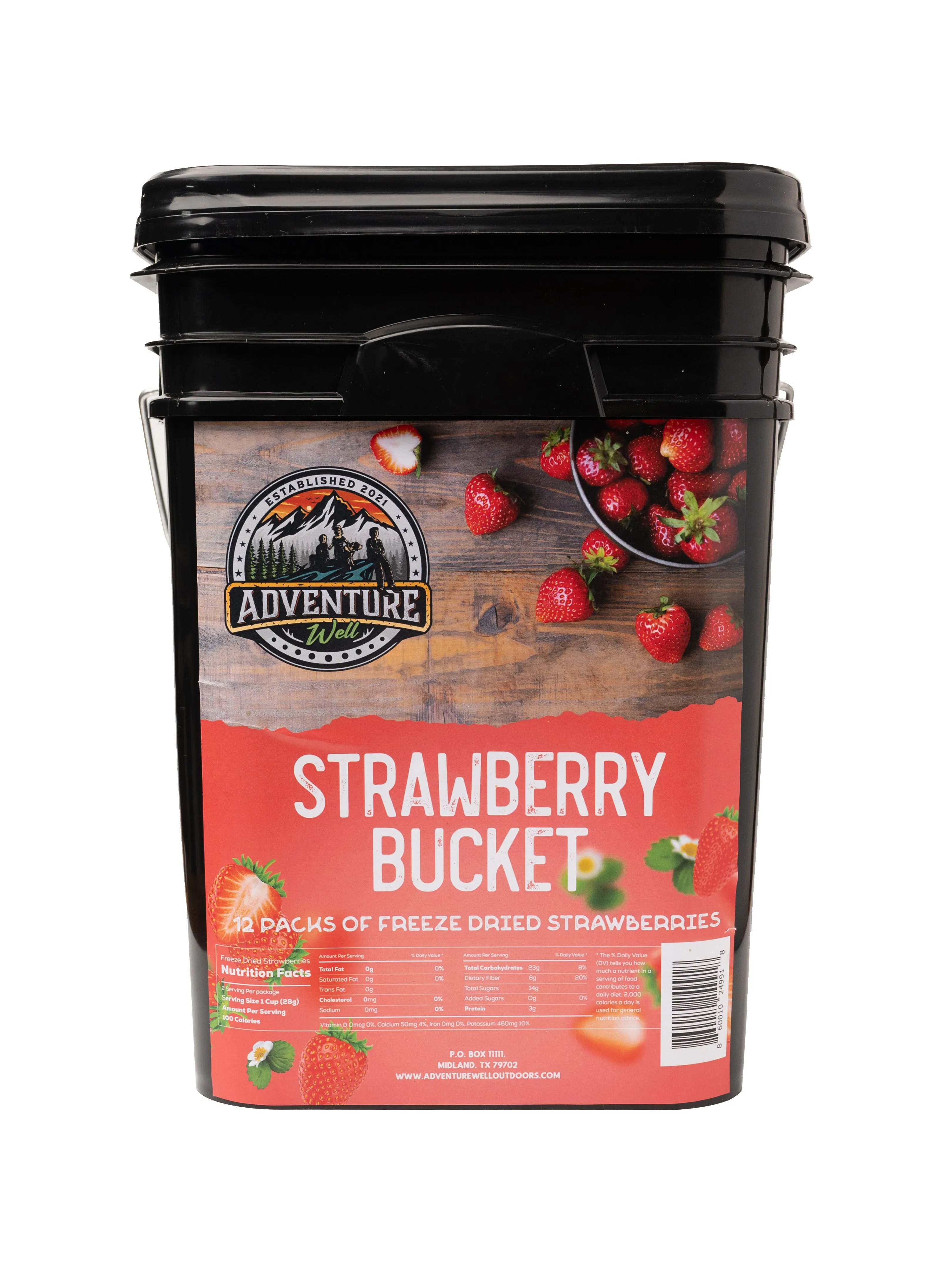 Freeze Dried Strawberry Bucket