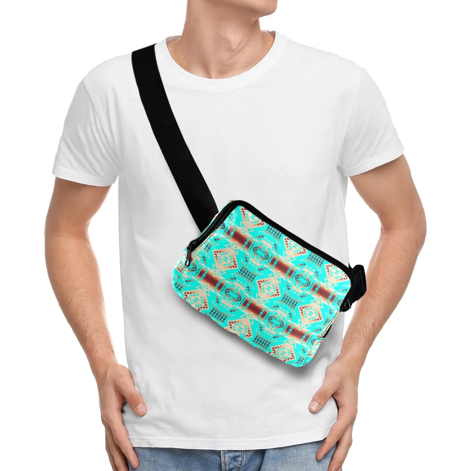 Gathering Earth Turquoise Belt Bag