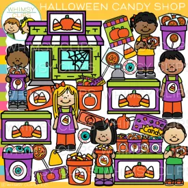 Halloween Candy Store Clip Art