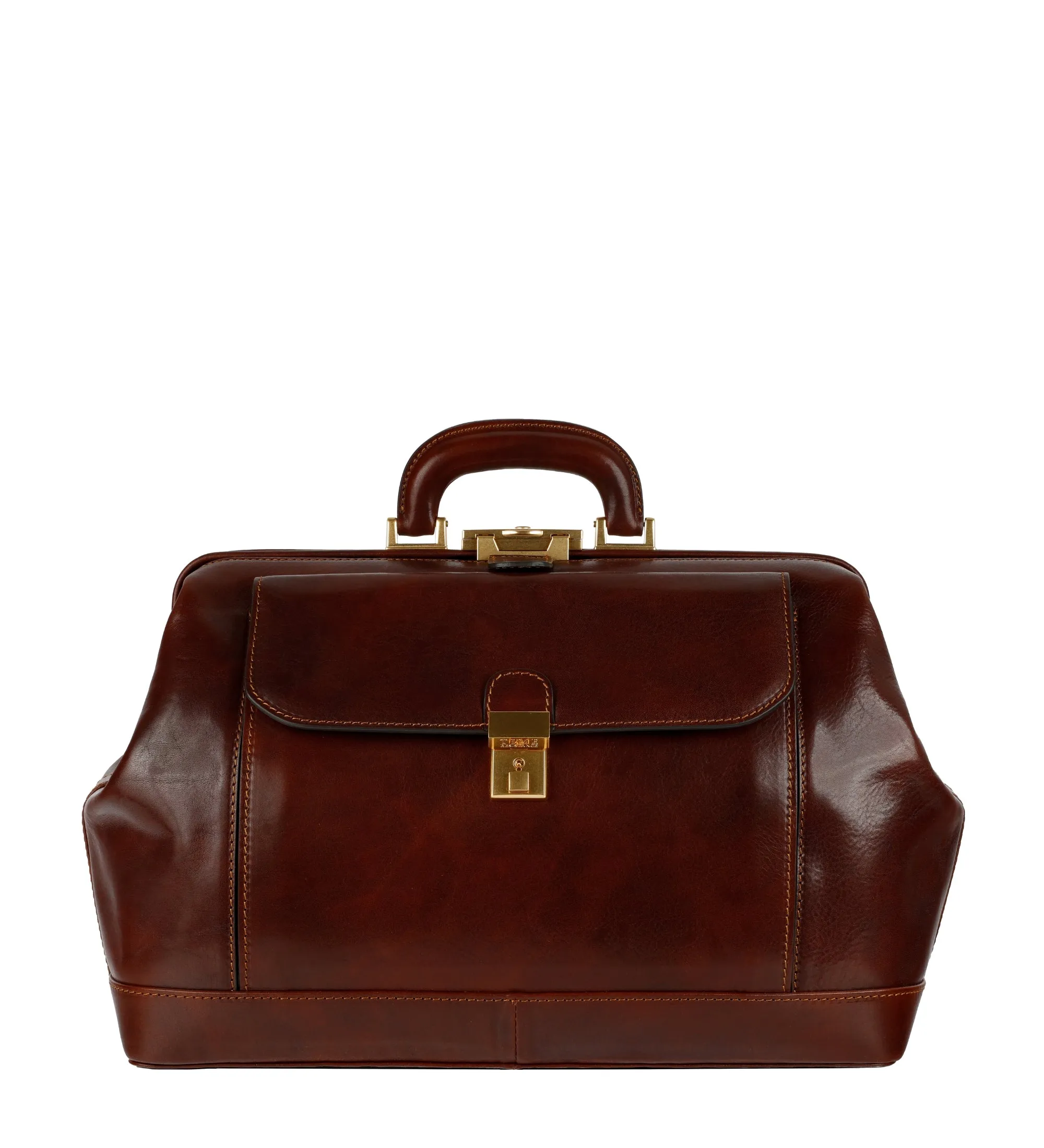 Large Italian Leather Doctor Bag for Women - Hamlet