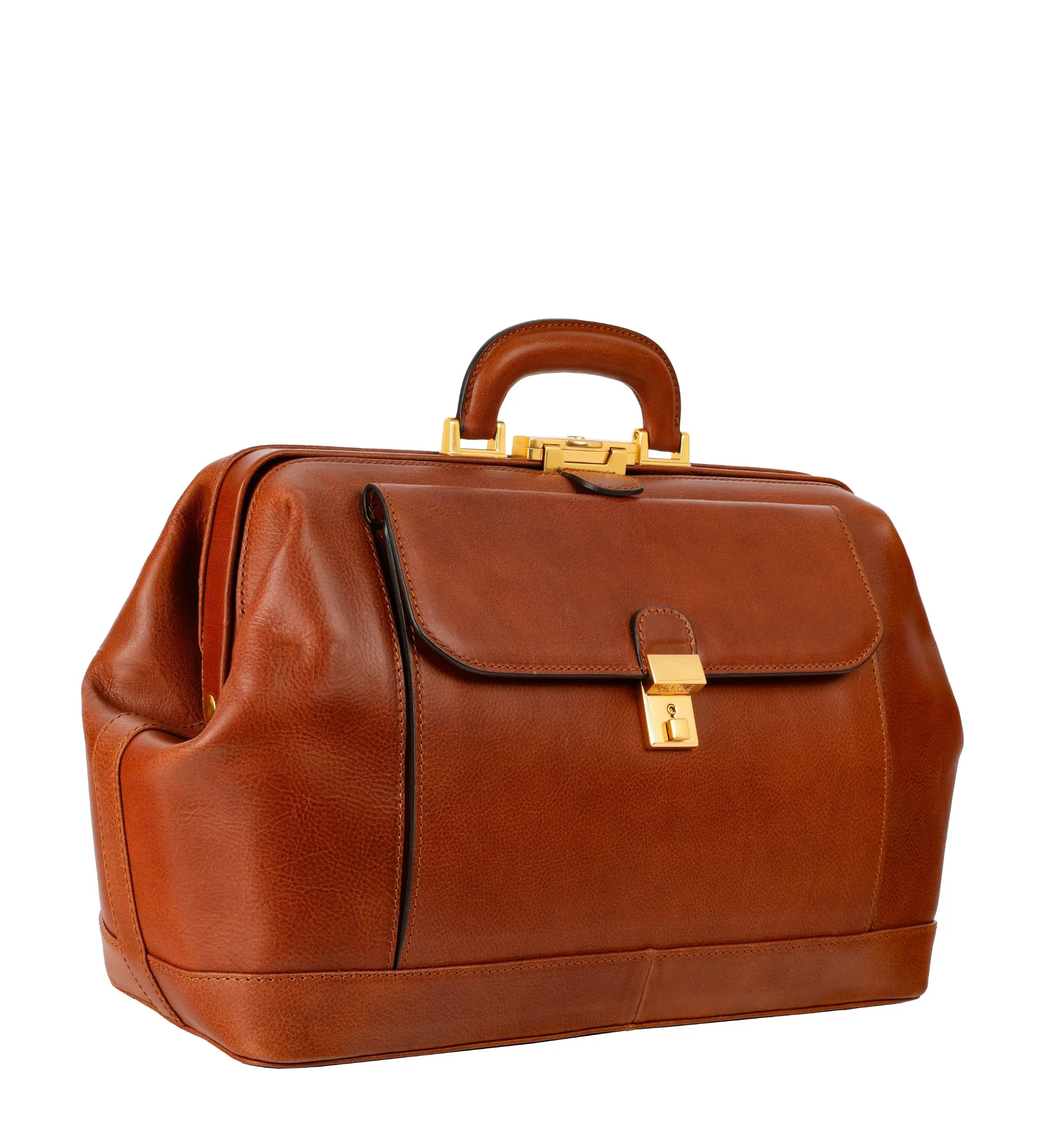 Large Italian Leather Doctor Bag for Women - Hamlet