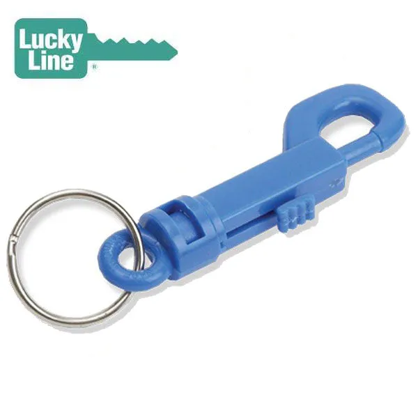 LuckyLine - 41501 - Plastic Key Clip - Assorted - 1 Pack