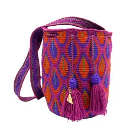 Mini Me with Wide Strap, Pink, Purple, Orange