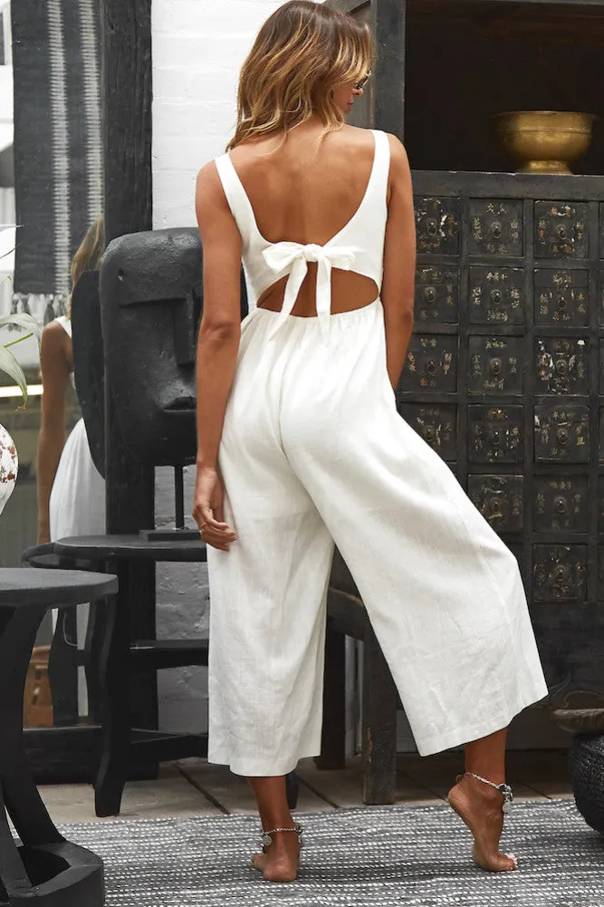 Sabrina Jumpsuit White