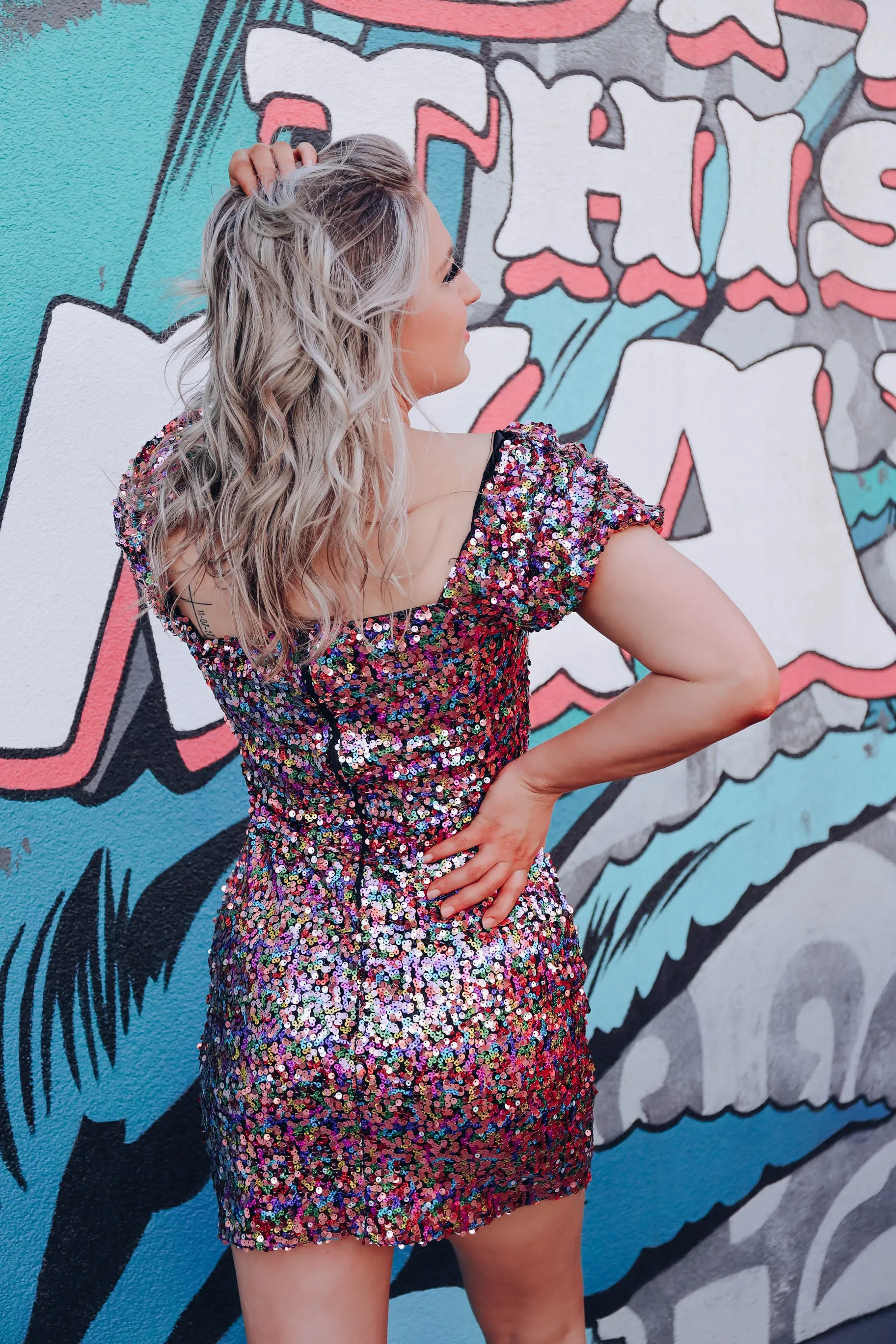 Standout Sequin Mini Dress