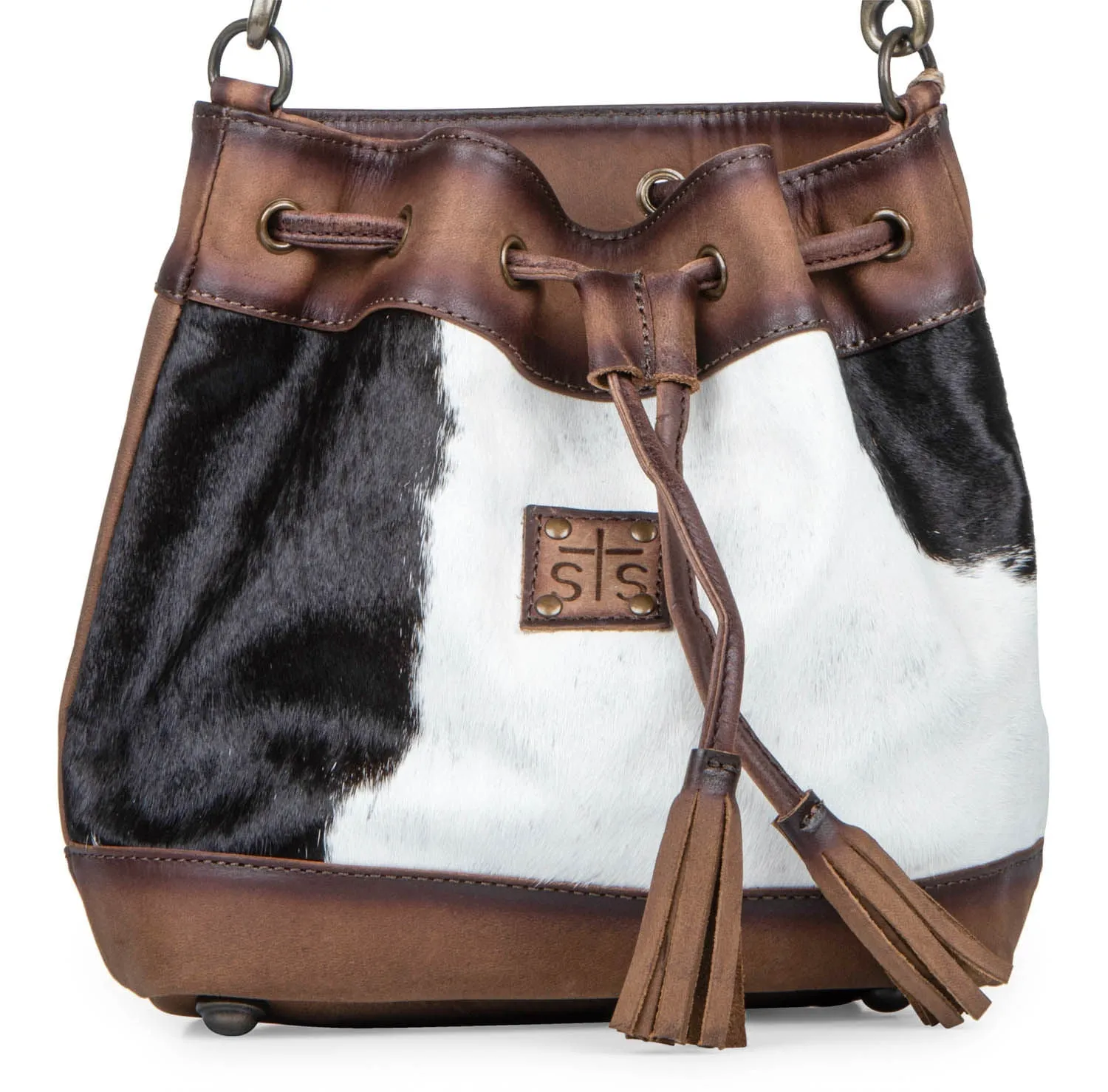 STS Cowhide Bucket Bag