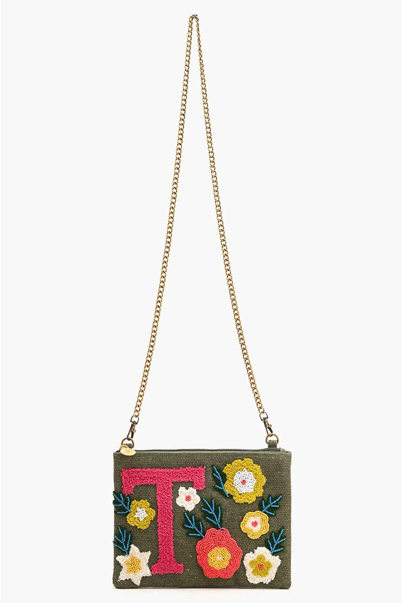 T Floral Crossbody Bag