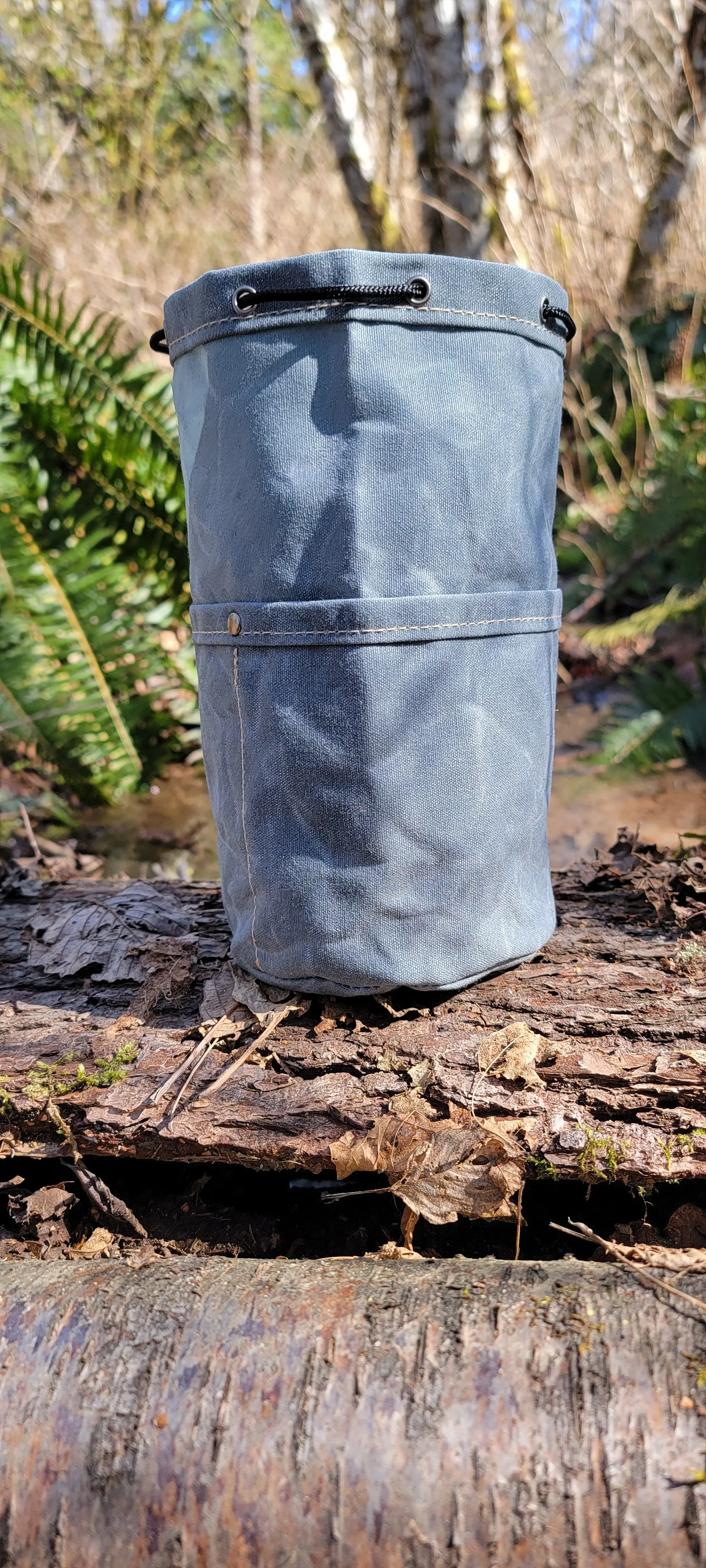 The Cedar Bucket Bag with Outside pockets Available in 5 sizes Perfect for Organizing Your Kit