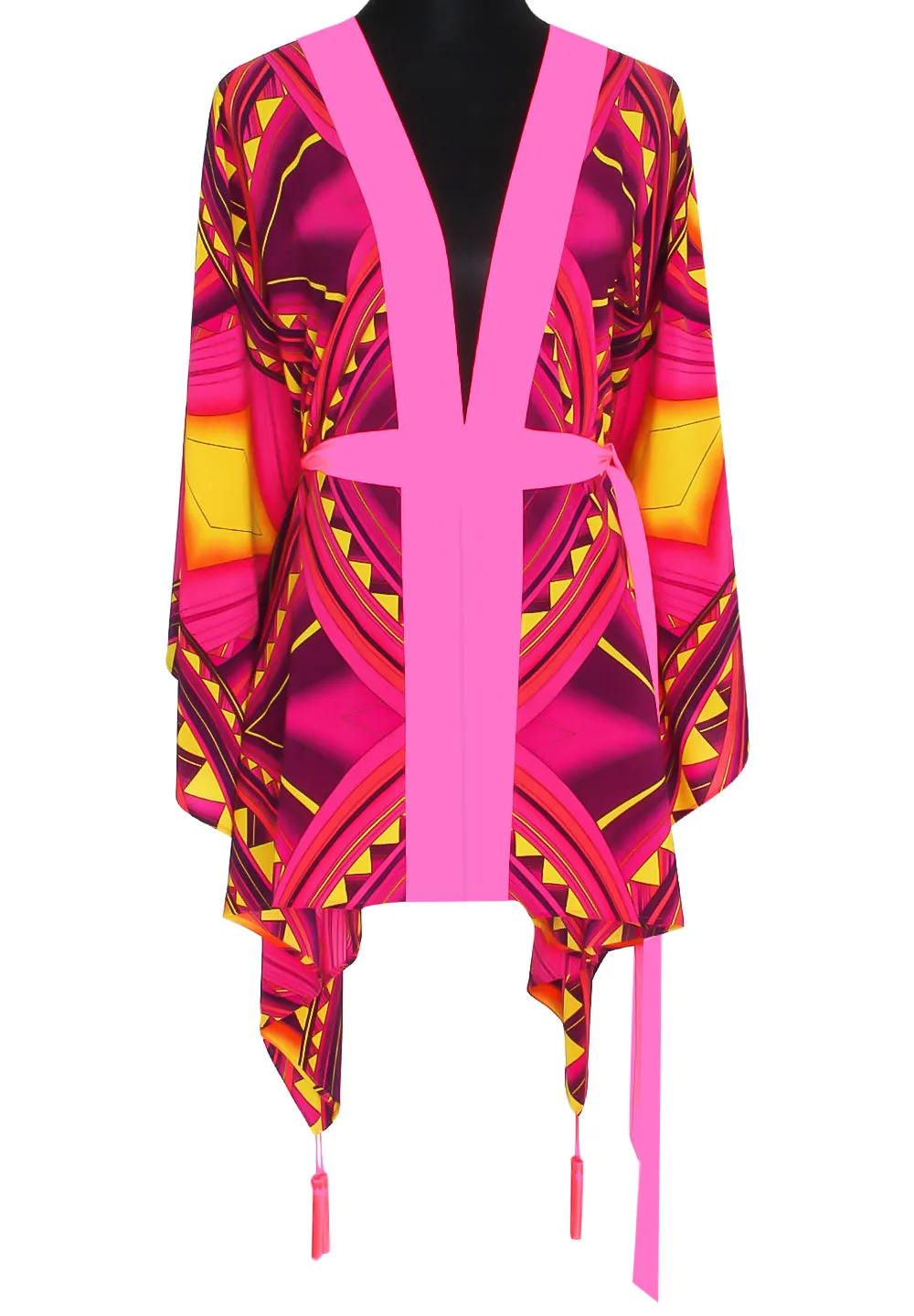 Tribal - Elixir Kimono (Neon Pink)