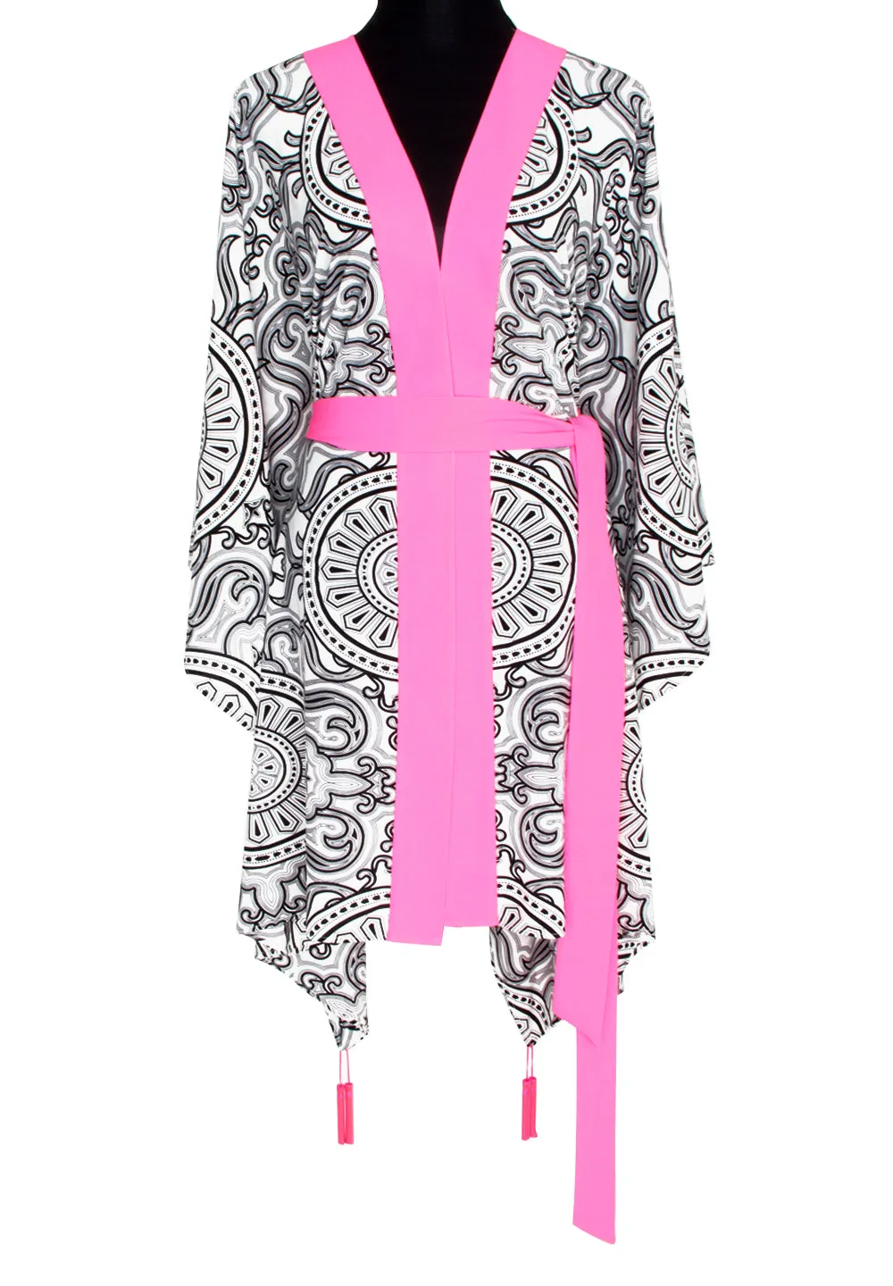 Tribal - Moon Kimono (Neon Pink)