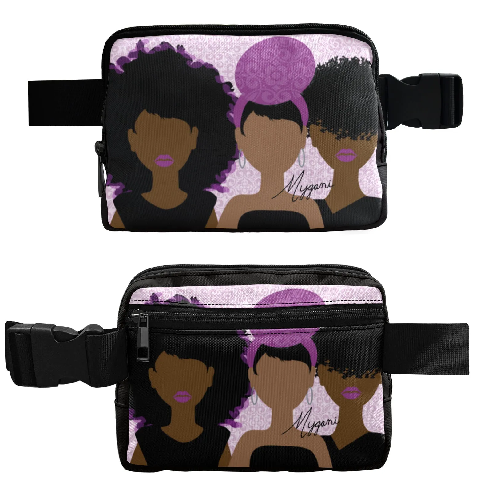 Wrapped In Purple (slim) fanny pack